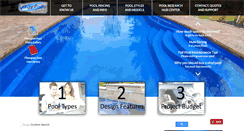 Desktop Screenshot of luxurypoolsandliving.com